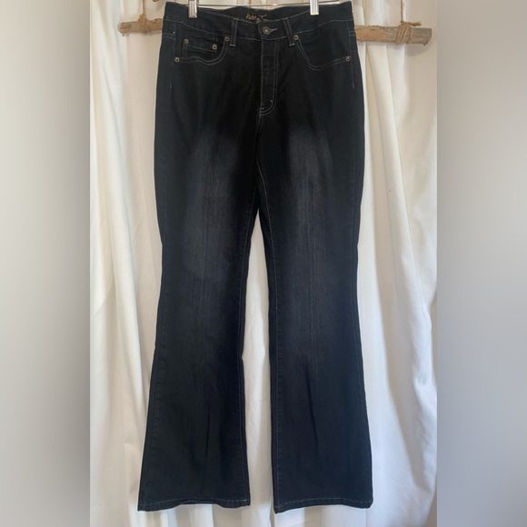 Black Boot Cut Jeans - Picture 1 of 4